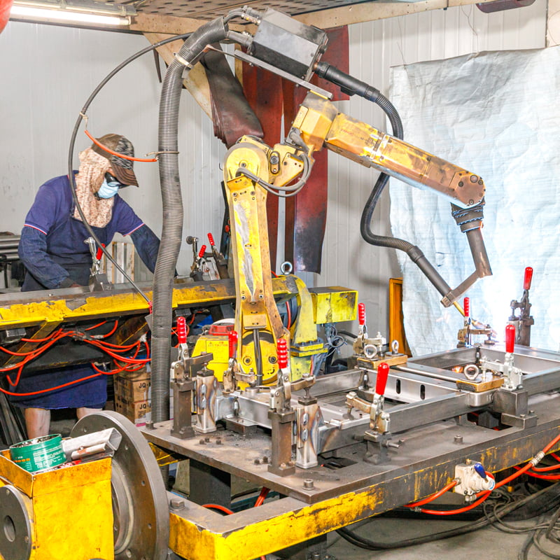 Table tournante-de-soudage-robot