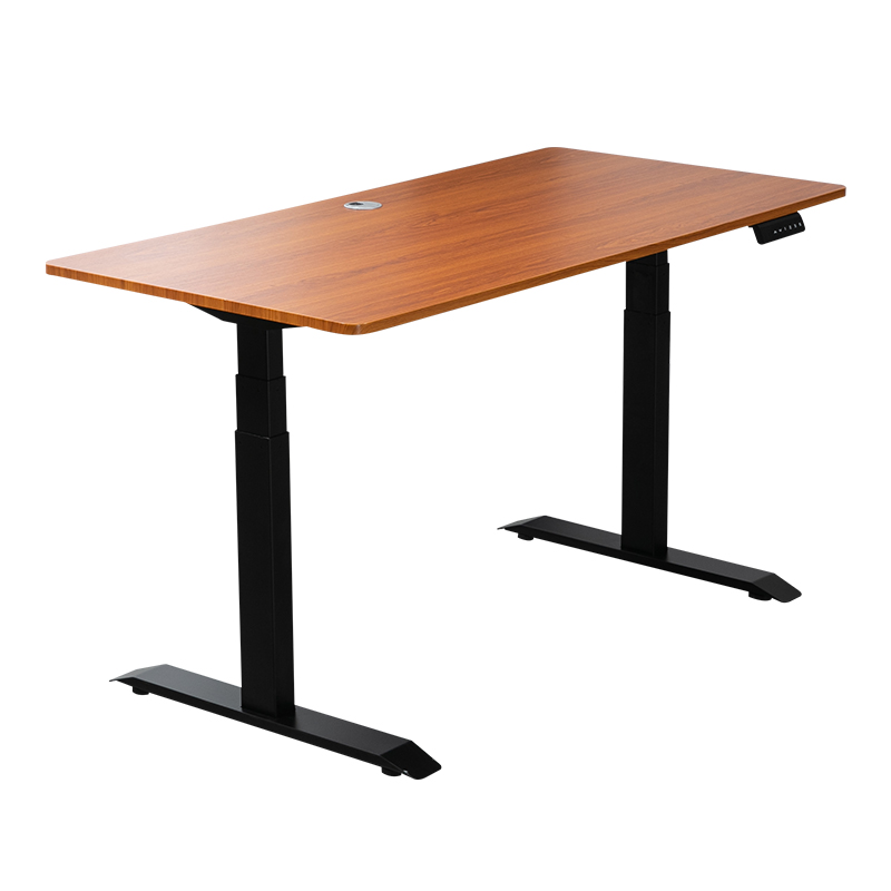 RXD2-3-3RN Colonnes à 3 étages en acier laminé à froid, bureau debout électrique à double moteur intelligent, réglable en hauteur